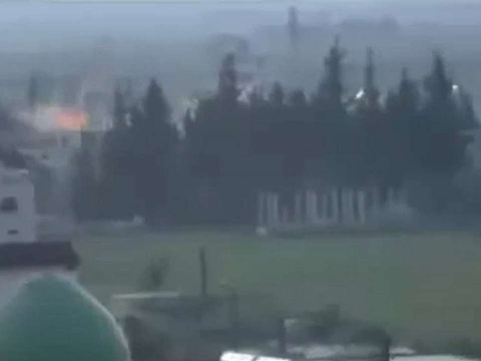 فري برس   حماة قلعة المضيق استمرار القصف لليوم الحادي عشر 22 3 2012