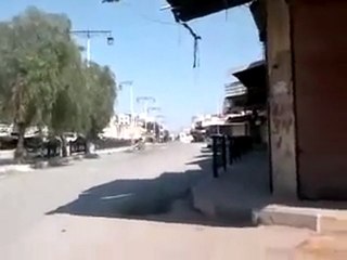 فري برس   حماة   اضراب سوق الحاضر الشعبي 22 3 2012