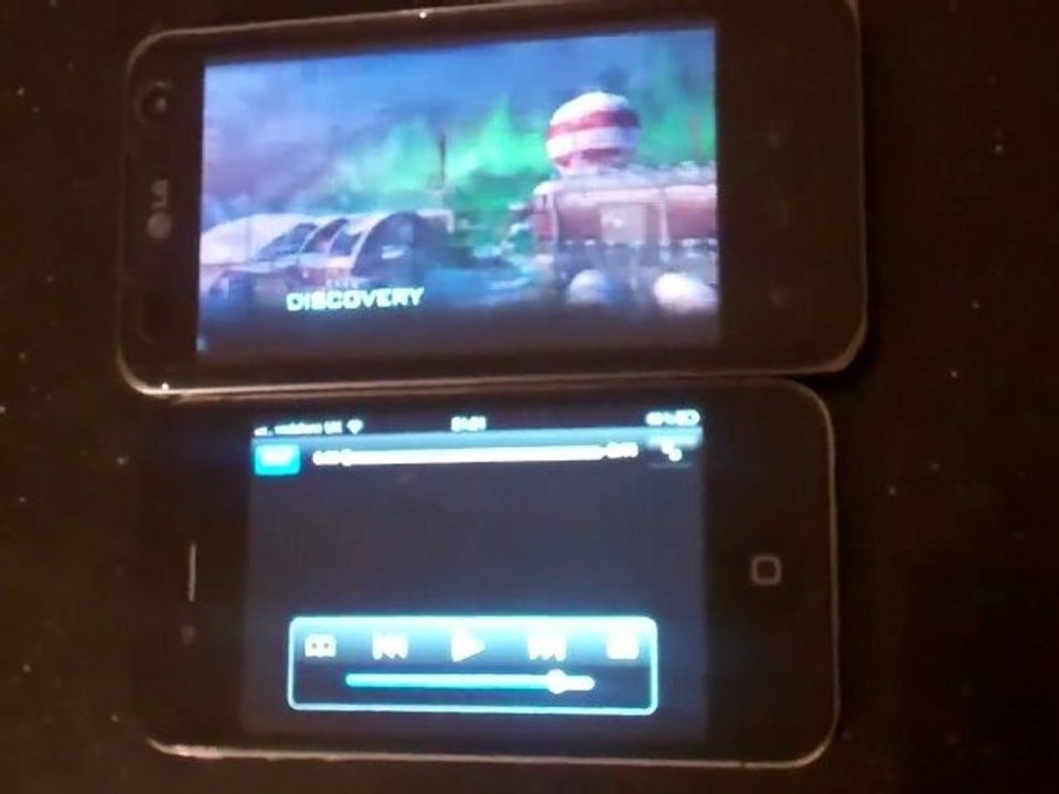 LG Optimus 2X VS iPhone 4: Video download