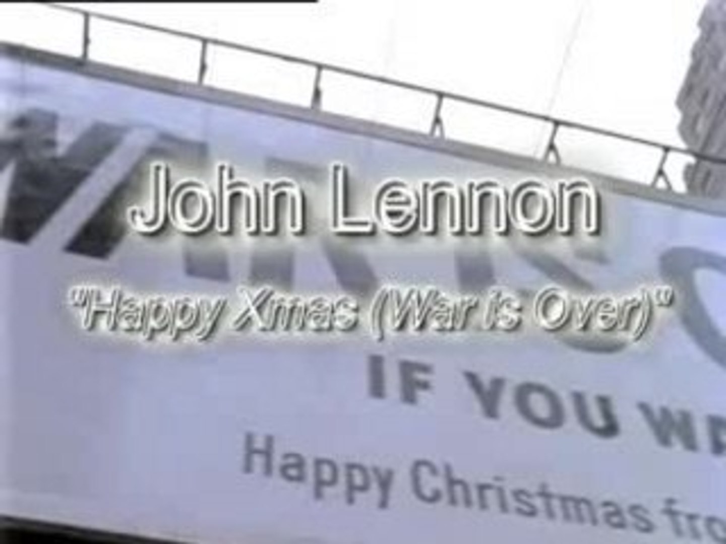 John Lennon Happy Xmas Video Dailymotion