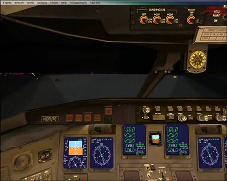 Bombardier CRJ 700 LTBA-LTBJ Seferi Cockpit Video