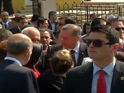 Cuma namazı sonrası vatandaşla sohbet