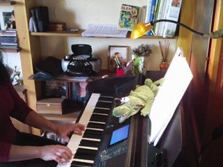 "Cette mélodie avec accompagnement style ...  accordéon    (méth. Colin)