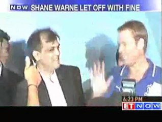 Warne fined $50000 will play last IPL match