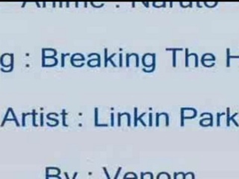 - Naruto - Linkin Park -