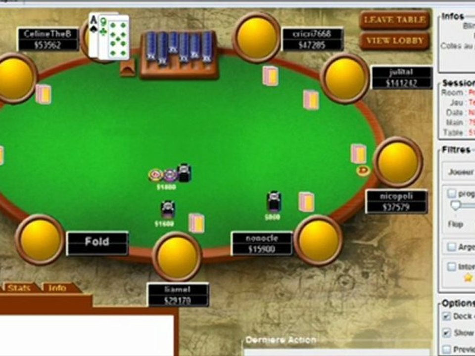 PokerStars Live - Celine & Jeremy du 8 Mars 2012 ( Partie 2)