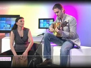 Philippe Vranckx et Cathy Castillo sur le plateau du 13H avec vous en Aquitaine
