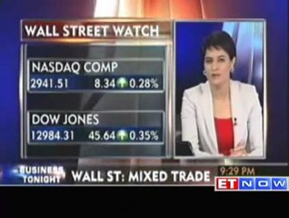 Mixed trade witnessed at Wall Street