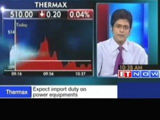 Thermax - Expect import duty on power equipments