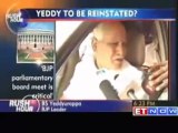 Yeddyurappa likely to be reinstated as Karnataka CM