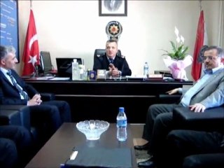 KIZILAY'DAN Alaplı  EMNİYET MÜDÜRÜNE  ZİYARET