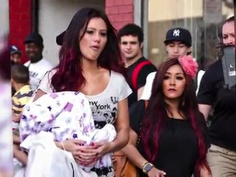 Snooki Carries Baby Doll Around New Jersey