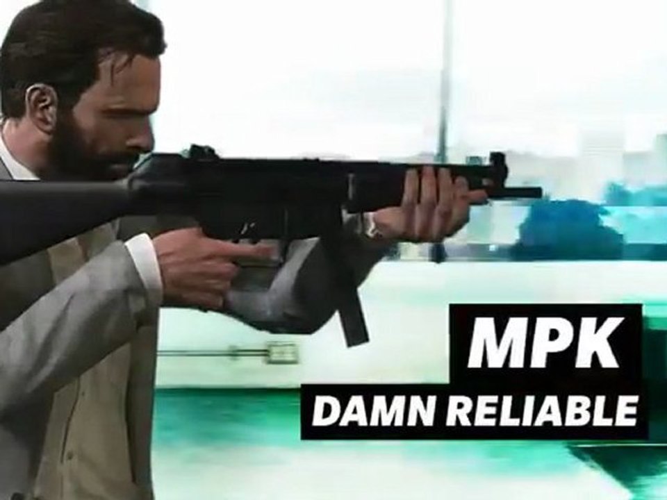 Max Payne 3 : Les mitraillettes