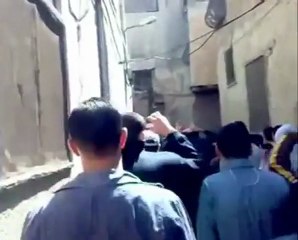 فري برس دمشق الميدان مظاهرة بالقرب من ساحة ابوالوفا 23 3 2012