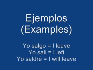 Spanish Verb SALIR - Read & Hear Spanish