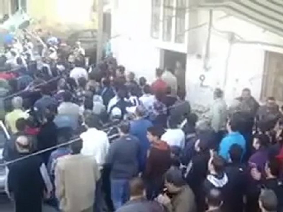 فري برس حمص الحمراء مظاهلرة في جمعة قادمون يادمشق  23 3 2012