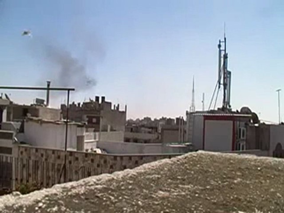 فري برس حمص  قصف حمص القديمة في جمعة قادمون يا دمشق 23 3 2012 ج1