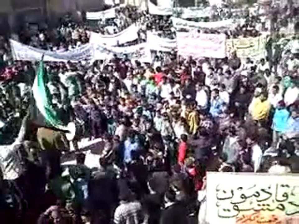 فري برس حلب تل رفعت مظاهرة حاشدة في جمعة قادمون يادمشق 23 3 2012 ج2