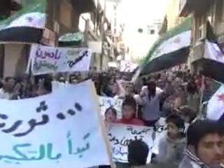 فري برس ريف دمشق يبرود  الموت ولا المذلة 23 03 2012    ج1