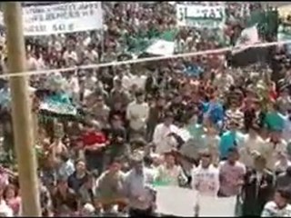 فري برس إدلب تفتناز مظاهرة حاشدة جمعة يادمشق قادمون 23 3 2012 ج2