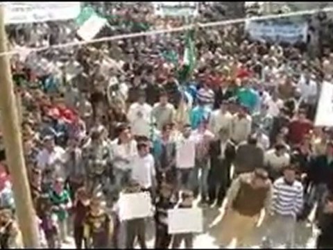 فري برس إدلب تفتناز مظاهرة حاشدة جمعة يادمشق قادمون 23 3 2012 ج1