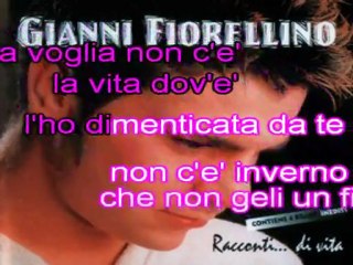 Gianni Fiorellino - Ricomincerei karaoke