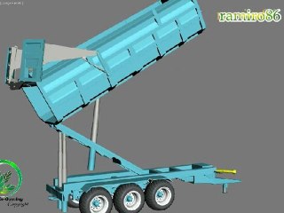 Test d' animation 3D de la benne Maupu