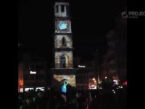 Canakkale Saat Kulesi Video Mapping - Isık Gösterisi