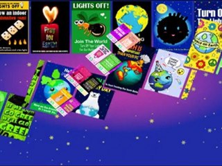 Earth Hour 2012 - Green Pledge Eco Greeting Cards