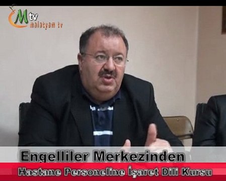 Engelliler Merkezinden Hastane Personeline İşaret Dili Kursu