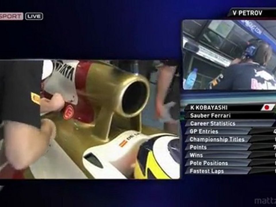 2012 F1 Malaysian Grand Prix Qualifying Pit Channel Team Radio Feature