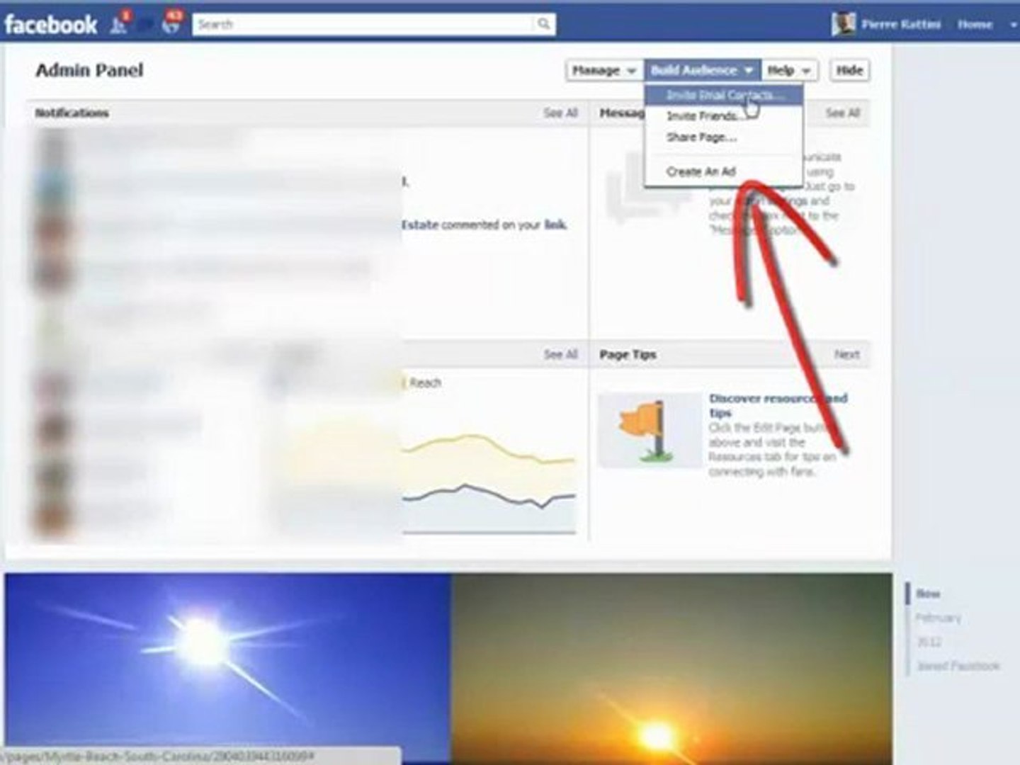 ⁣Facebook timeline - How to Invite Friends