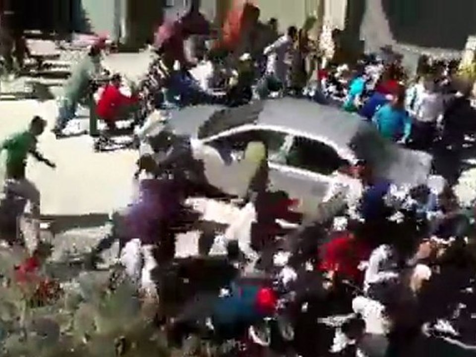 فري برس حماة المحتلة مظاهرة البياض واطلاق النار جمعة دمشق 23 3 2012