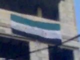 فري برس اللاذقية الرمل الجنوبي رفع علم الإستقلال 23 3 2012