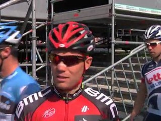 E3: Thor Hushovd at the start line