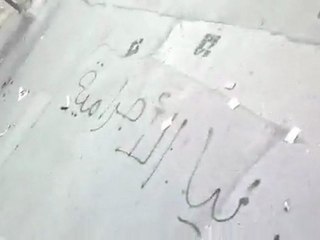 فري برس دمشق المزة الرجل البخاخ بعد المظاهرة المصطفى  2012 3 23