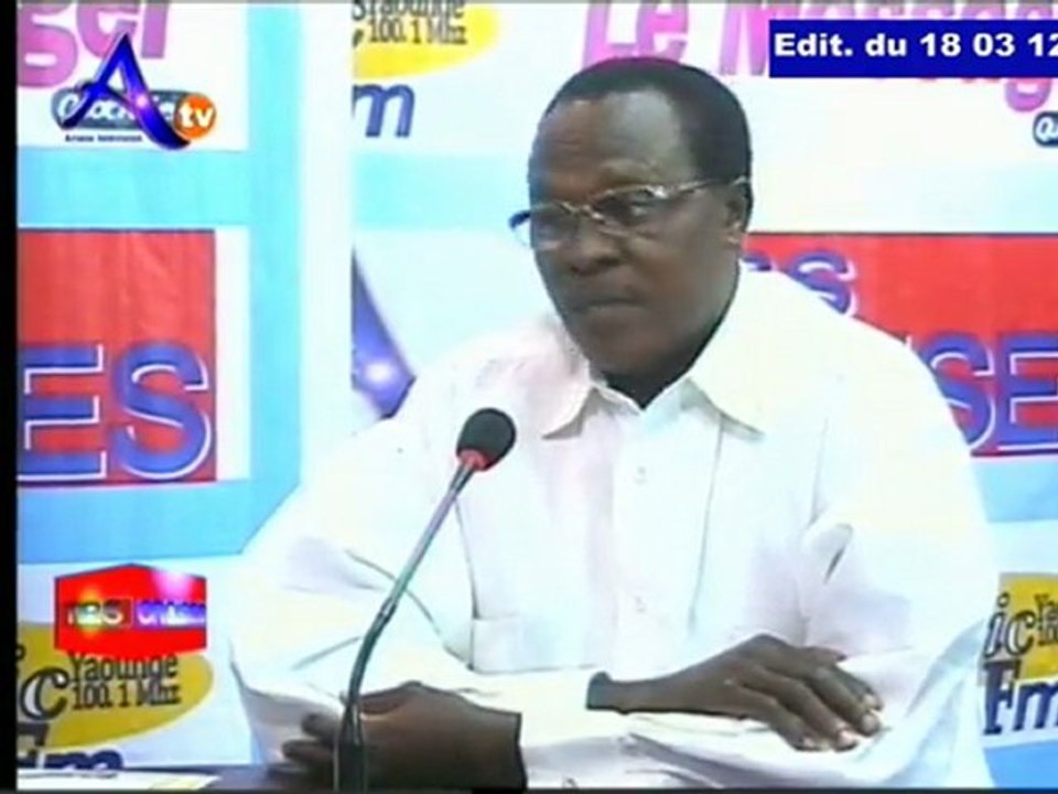 SHANDA TONME FACE AUX JOURNALISTES - ARIANES TV PART 1