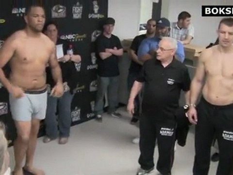 Tomasz Adamek - Nagy Aguilera: Ważenie przed walką w Nowym Jorku