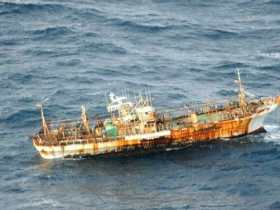 Japanese tsunami boat appears near Canada