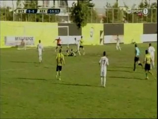 20η Βύζας Μεγάρων-ΑΕΛ 1-0 2011-12 Στιγμιότυπα
