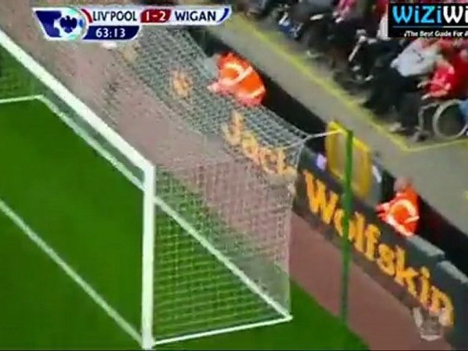Gary Caldwell CRAZY goal against Liverpool 1-2!