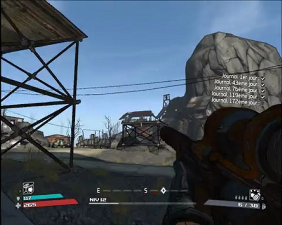 borderlands Journal caché les arid Badlands