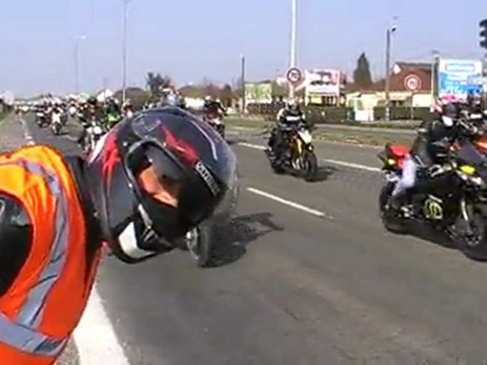 Manif moto au MANS le 24/03/12