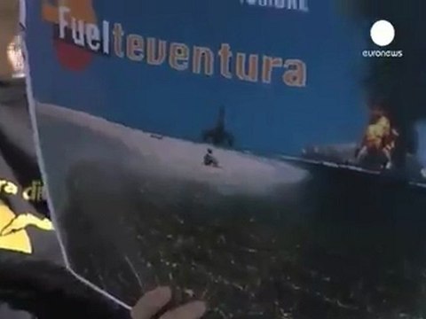 Manifestaciones contra las prospecciones previstas por...