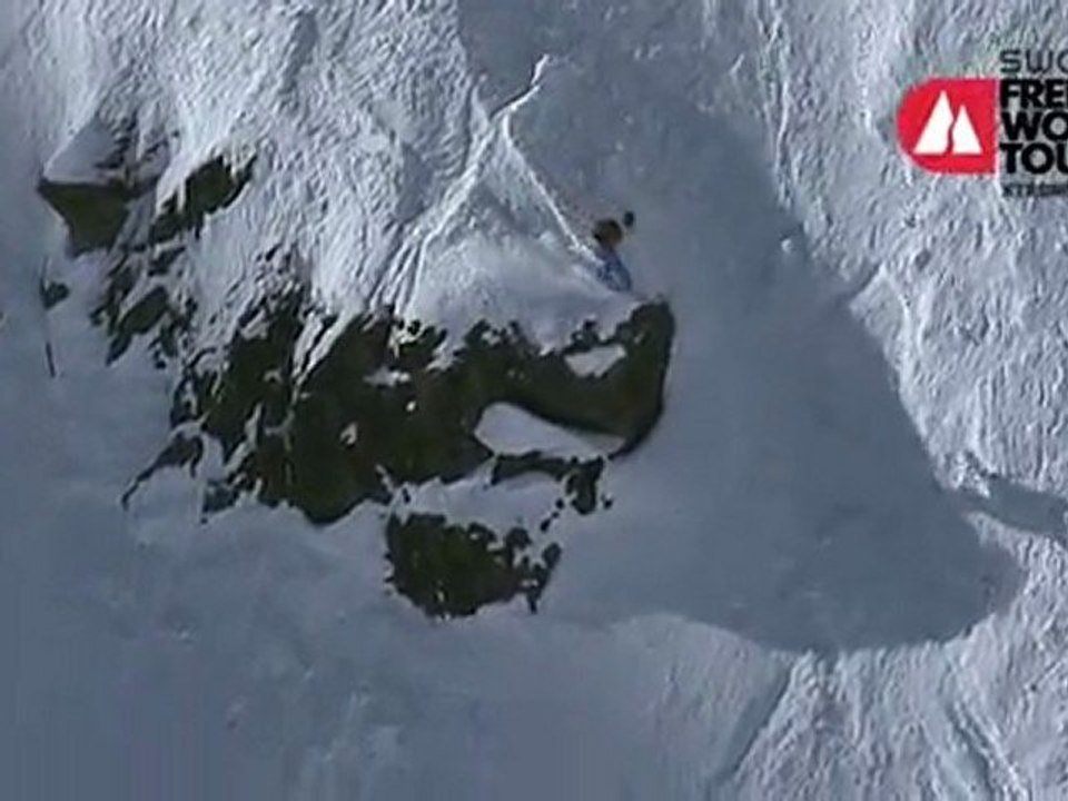 Margot Rozies – 2nd place Women Snowboard Swatch FWT Xtreme Verbier 2012