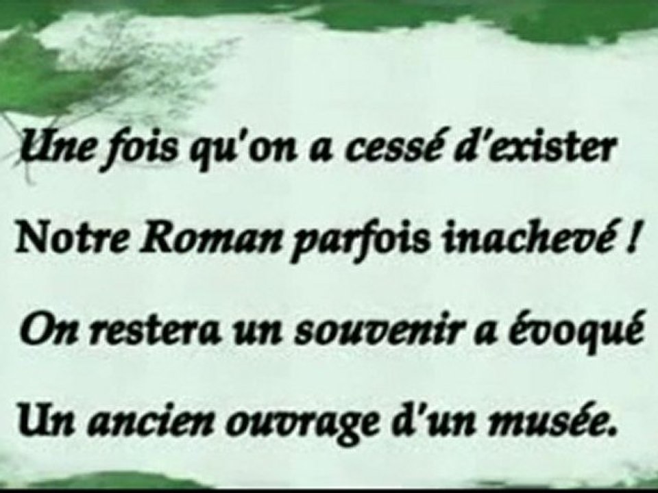 Poesie -La Vie est un Roman -Tizi-Gheniff F.Bozetine
