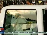 Benedicto XVI recibe llaves de la ciudad de Guanajuato