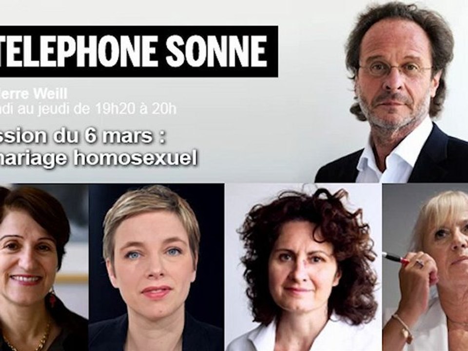 Clémentine Autain au "Téléphone sonne" - Le mariage homosexuel