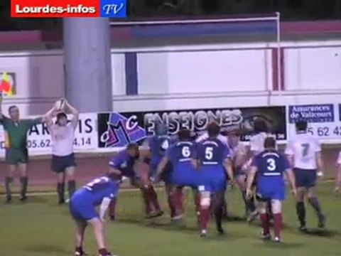 Rugby Fédérale 1 Poule 4 LOURDES - TYROSSE (24 mars 2012)