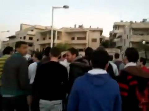 فري برس حماه المحتلة مظاهرةحي الشريعة 23 3 2012